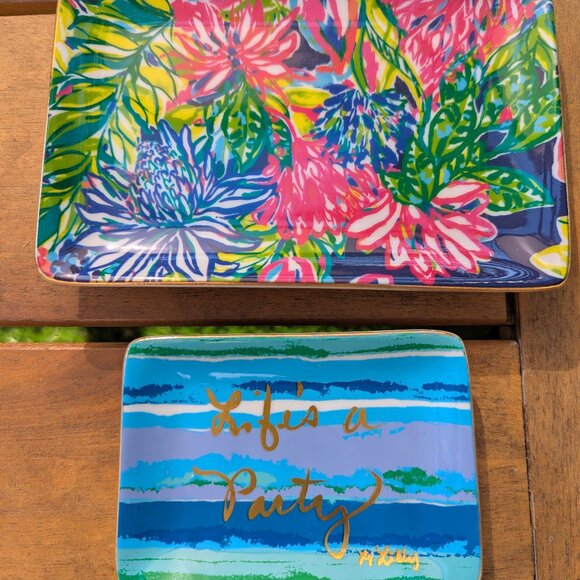 Lilly Pulitzer Trinket Dishes - Picture 2 of 3